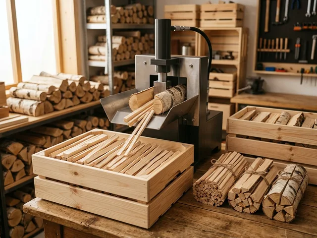 Колка дров на мелкую фракцию для растопки в Запрудне